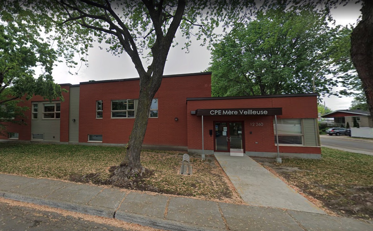 The exterior of the center of early childhood (CPE) La Mère Villeuse, in Montreal, where Jean-Philippe de Caen worked.